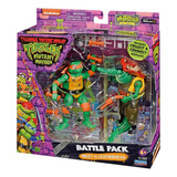 Tartarugas Ninja Pack 2 Bonecos Mikey E Leatherhead - Sunny