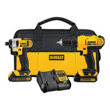 Kit Taladro Y Destornillador De Impacto Dewalt Inalámbricos