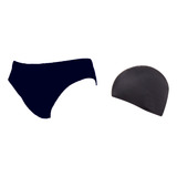 Zunga Hombre Slip Natacion Resistente Cloro Y Gorro