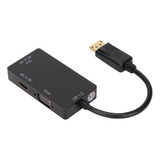 Adaptador A Vga Displayport Video 3 En 1 Portátil Hd