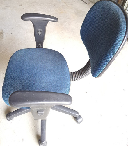 Cadeira De Escritorio Secretaria Azul