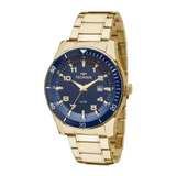 Relógio Technos Masculino Dourado Classic Original 2115mqls4