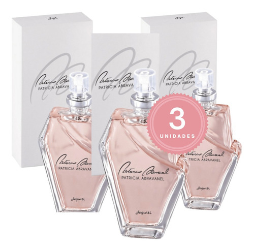 Perfume Patricia Abravanel 25ml (3 Unidades) - Jequiti