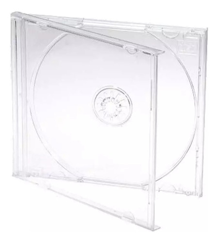 Cajas De Cd's Acrílica Transparente X 10 Unidades 