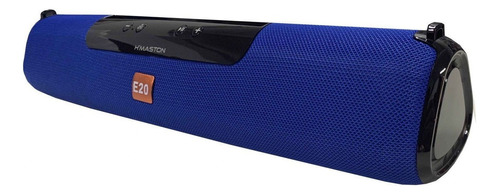 Alto-falante H'maston E-20 Portátil Com Bluetooth Azul 
