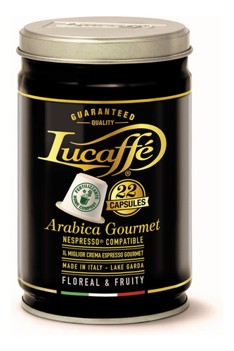 Cápsulas Lucaffe 100% Arábica -22 Capsulas Para Nespresso