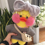 -lalafanfan Juguete De Peluche De Pato Café 30cm Muñeca De F