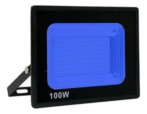 Refletor 100w Azul 110v/220v Minia Led Ip66 Prova Dágua 