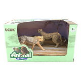 Animal World 99706 Playset 19cm - Pack X2 - Chita Flia