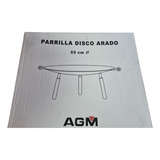 Parrilla Disco Arado 55cm Discadas Agm 3 Patas 6kg 