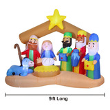 Inflable Nacimiento Navidad Decoracion Navideño 2.43mts