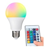 Lampara Gota Led 5w Rgb Con Control Remoto