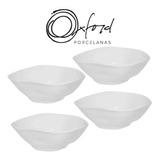 4 Tigelas Bowls Ryo White 500ml Porcelana Branca Oxford