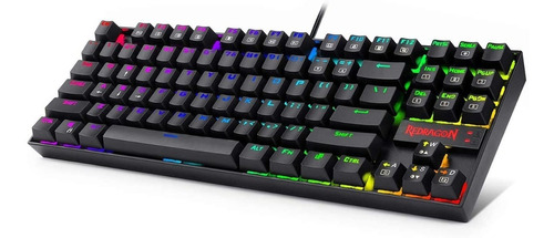 Teclado Mecanico Kumara Rgb Pto Switch Azul Abnt2 Redragon