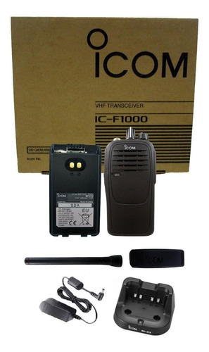 Icom Ic-fwatt 16 Canales Vhf Mhz Radio De Dos Vías Con Kit C