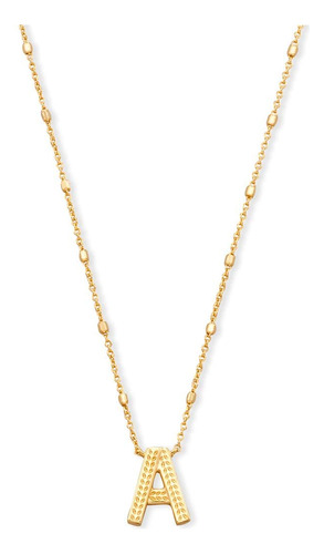 Kendra Scott Collar Con Colgante De Letras A-z Para Mujer, J