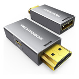 Techtobox Adaptador Hdmi A Displayport 4k A 60hz [paquete D.