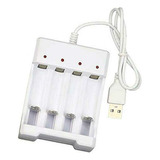 Cargador Usb Para Pilas Recargables Aa Aaa 18650 14500