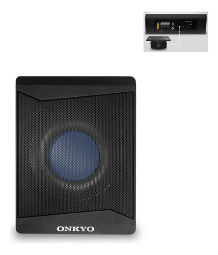 Subwoofer Amplificado Onkyo 10 Pulgadas 1000w Controlador