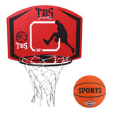 Tabela Cesta De Basquete Aro 41 Cm + Rede Seda Uv + Bola N7