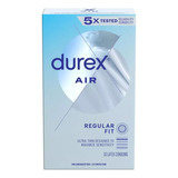 Condones Durex Air Regular Fit 10 Pz Importado Usa