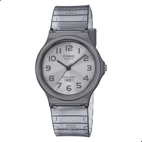 Relógio Casio Feminino Original Cinza Transparente Barato