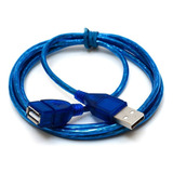 Cable Usb Macho A Hembra Alargue Extensor 1.8 Metros Mallado