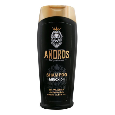 Shampoo Con Minoxidil Andros 400 Ml Sin Parabenos Anticaída | MercadoLibre