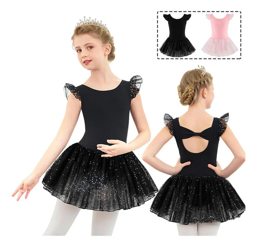 Vestido Tutú Leotardos Ballet Traje De Niñas Con Falda Corta | MercadoLibre