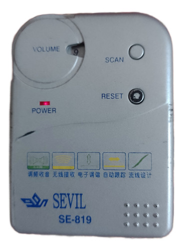 Radio Portátil Fm Sevil Se-819