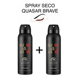 Kit C2 Quasar Brave Des. Antitranspirante Aerossol 75g/125ml