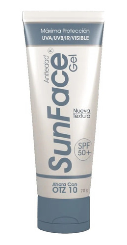 Protector Solar Gel Sunface Spf 50 70g Antiedad