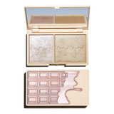 Mini Paleta Iluminador Bronceador Rose, I Heart Revolution Tono Del Iluminador Rose Gold