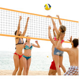 Juego De Voleibol Portátil Para Exterior Con Postes Playa