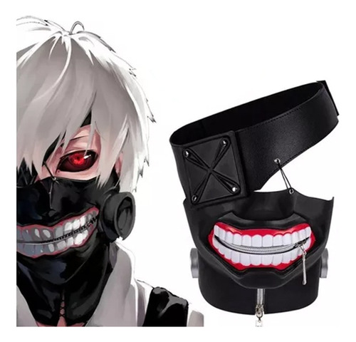 Mascara Ajustable Halloween Cosplay Kaneki Ken Tokyo Ghoul 