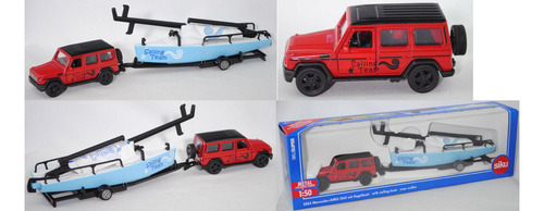 Siku 1/50 Mercedes Amg G65 Con Trailer Y Velero N° 2564