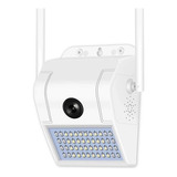 Câmera Ip Wifi Lâmpada Led Espiã De Parede Full Hd Ip66 V380