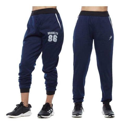 Kit 2 Calça Feminina Moletom Jogger Inverno Joggins