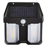 Farol Aplique Solar Doble Con Sensor De Movimiento