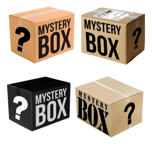 Pack X4 Cajas Misteriosas Productos Sorpresa Tecnología 