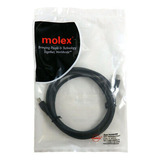 Molex 6ft Black Ieee 1394 Cables Mini-a To Mini-b Usb Ca Zzf