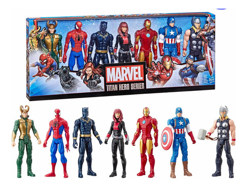 Avengers Set De Figuras De Acción De 30 Cm 7 Piezas