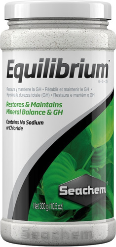Equilibrium Seachem 600g Reposição De Minerais P/ Plantados