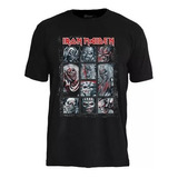 Camiseta Iron Maiden Ts1412 Stamp Camisa Banda Álbuns