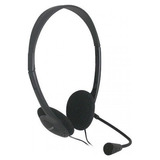 Headset Multilaser Ph002 Controle De Volume Preto/prata 1,8m