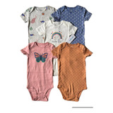 Mamelucos Bodys Carters  Para Niña 18 Meses Pack X 5