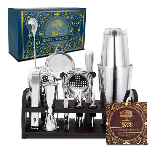 Aberdeen Oak Mixology - Kit Completo De Coctelera De Cctel D