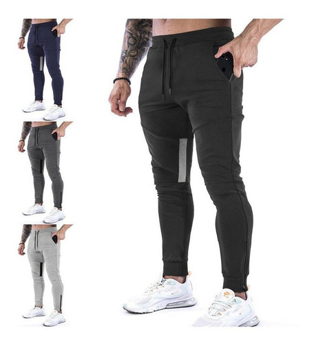 Pants Deportivo Hombre Joggers Ropa Para Gym Pantalon Negro