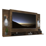 Painel C/ 2 Leds Suporte Tv 60 Multimóveis Vegas Fg3677 Mad