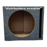 Cajon O Bafle Para Sub Woofer 12 Pulgadas Porteado Mdf Gris